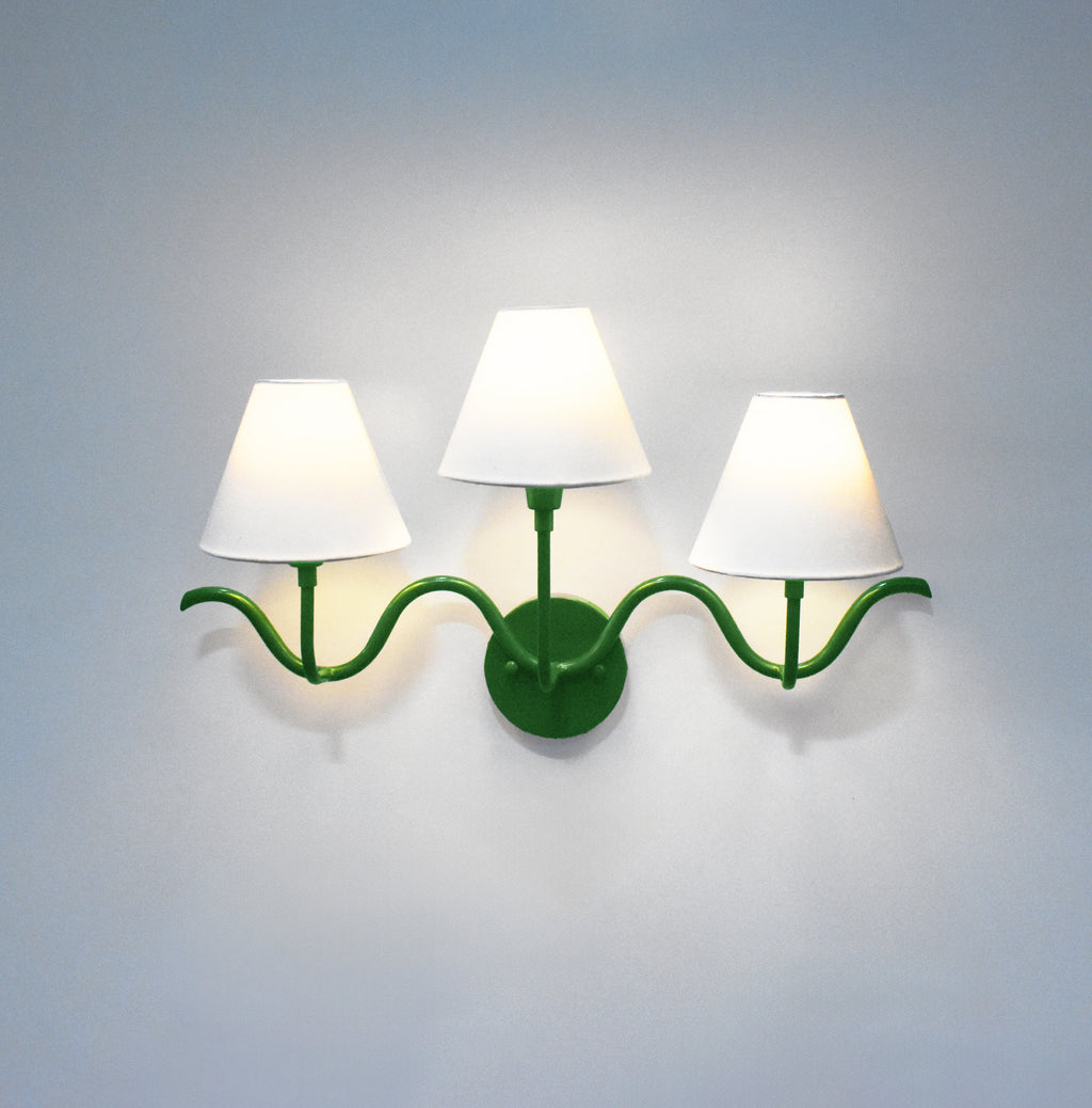 Unique Wall Lamps with Three Shades to Brighten Up