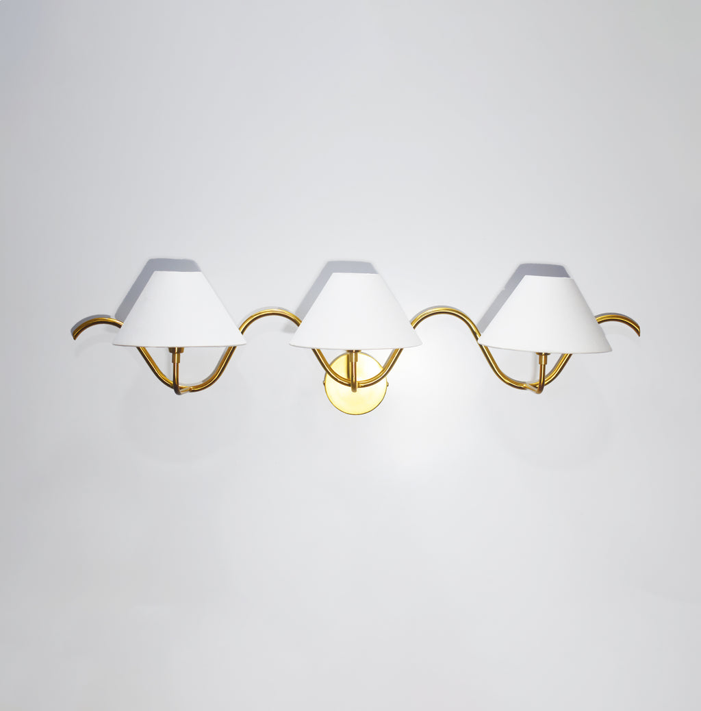 Affordable golden Wall Lights with three lamp You’ll Love