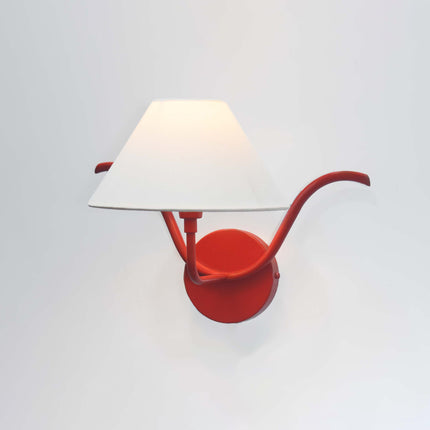 Enhance Ambiance with a Red Canopy Wall Fixture
