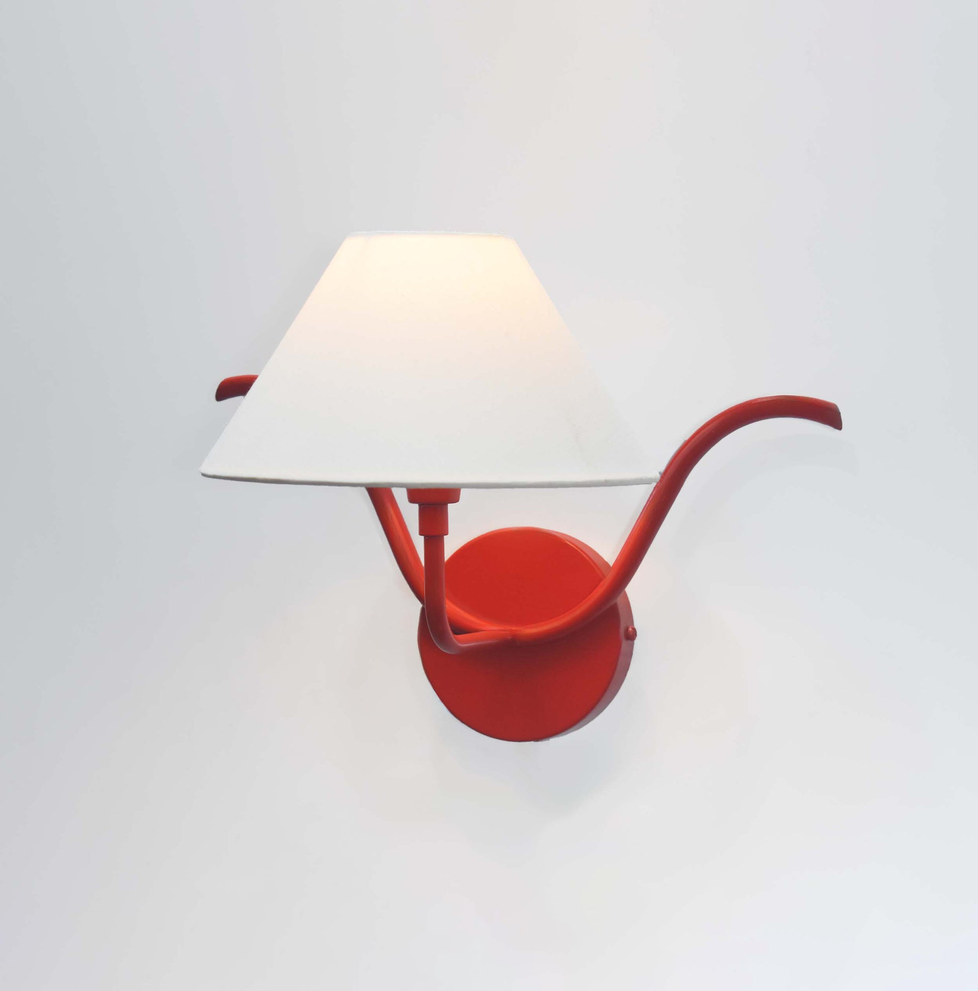 Enhance Ambiance with a Red Canopy Wall Fixture