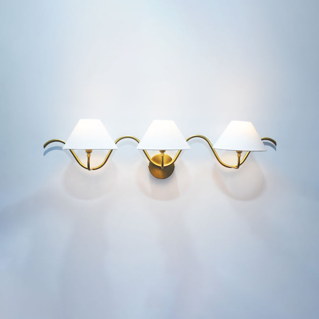 Affordable golden Wall Lights with three lamp You’ll Love