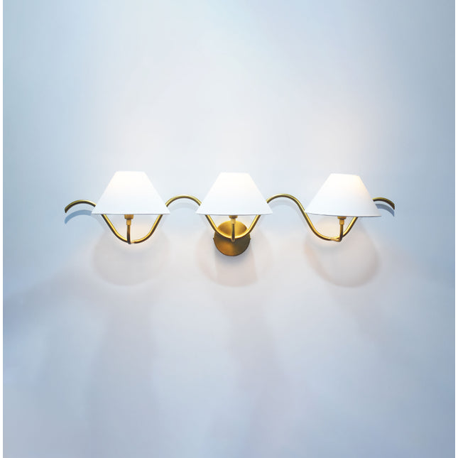 Affordable golden Wall Lights with three lamp You’ll Love