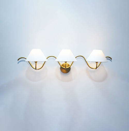 Affordable golden Wall Lights with three lamp You’ll Love