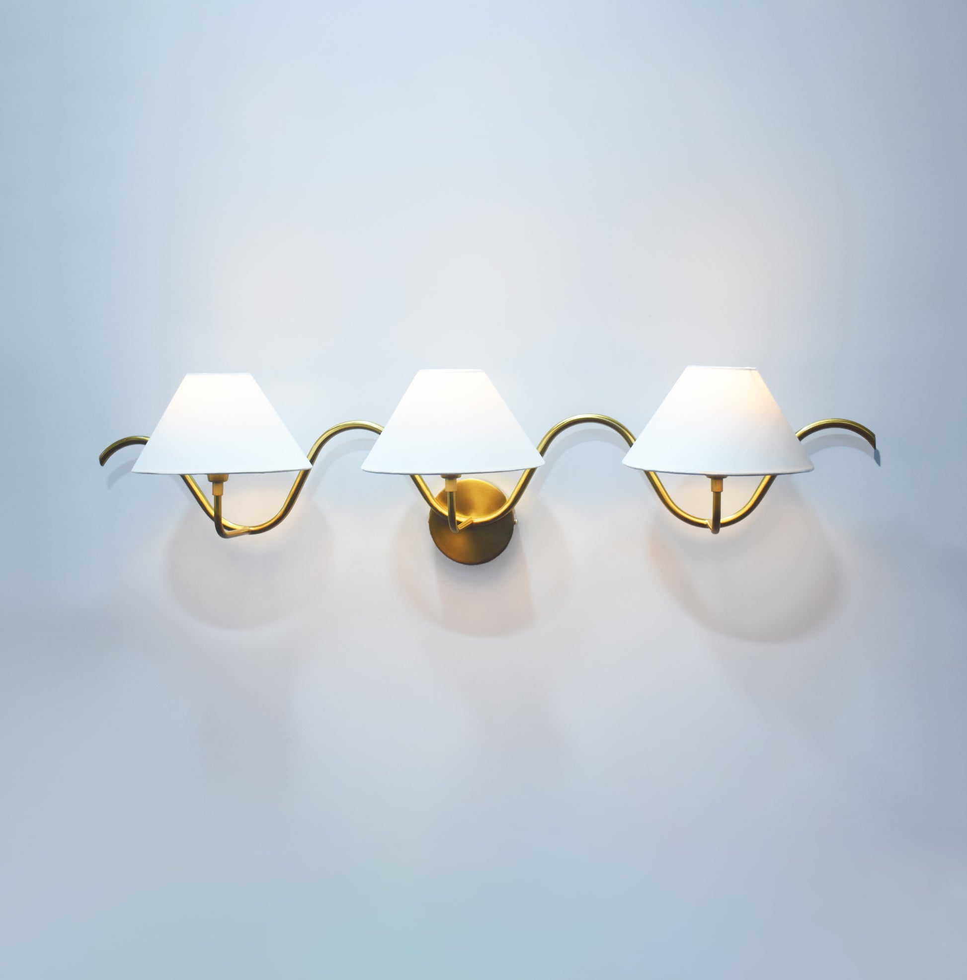 Affordable golden Wall Lights with three lamp You’ll Love