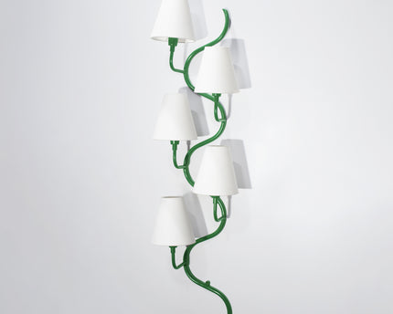 The Allure of Green Five Lamp Vertical Lighting Solutions