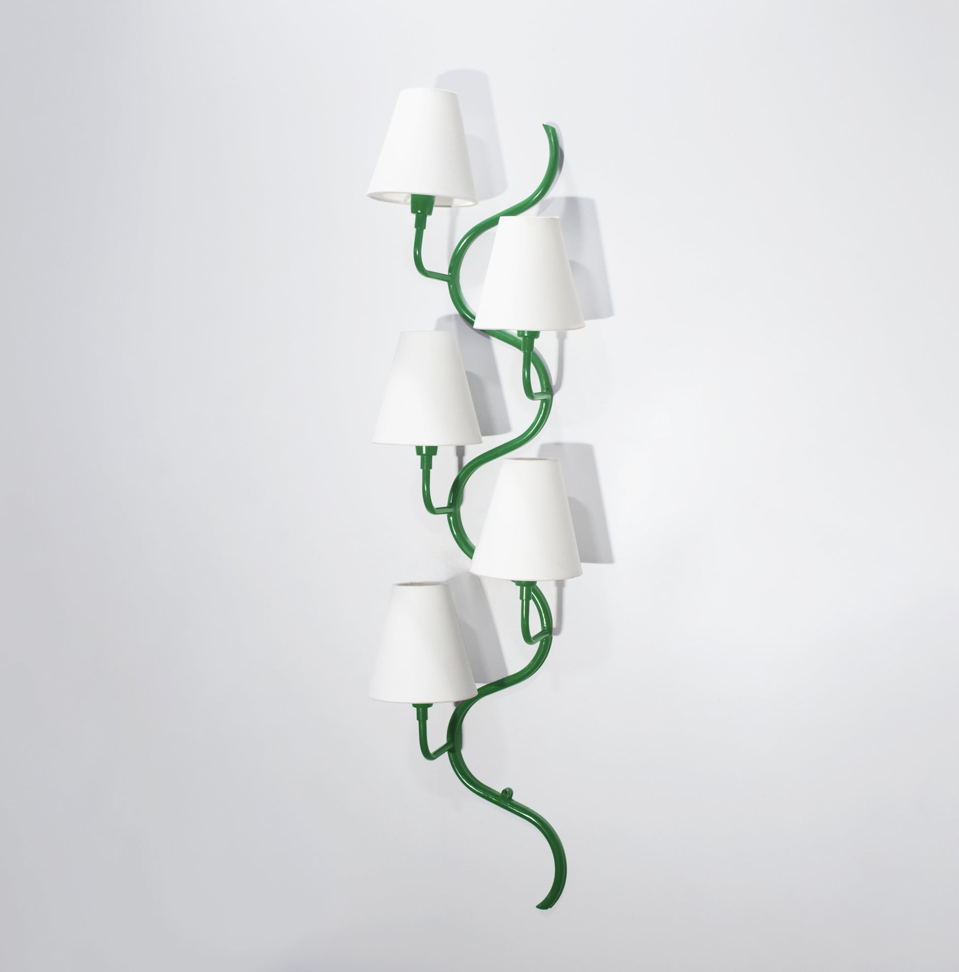 The Allure of Green Five Lamp Vertical Lighting Solutions