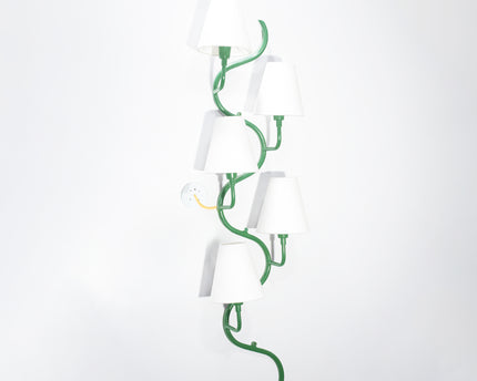 The Allure of Green Five Lamp Vertical Lighting Solutions