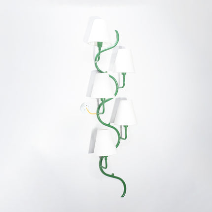 The Allure of Green Five Lamp Vertical Lighting Solutions