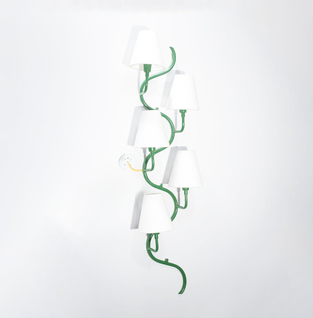The Allure of Green Five Lamp Vertical Lighting Solutions