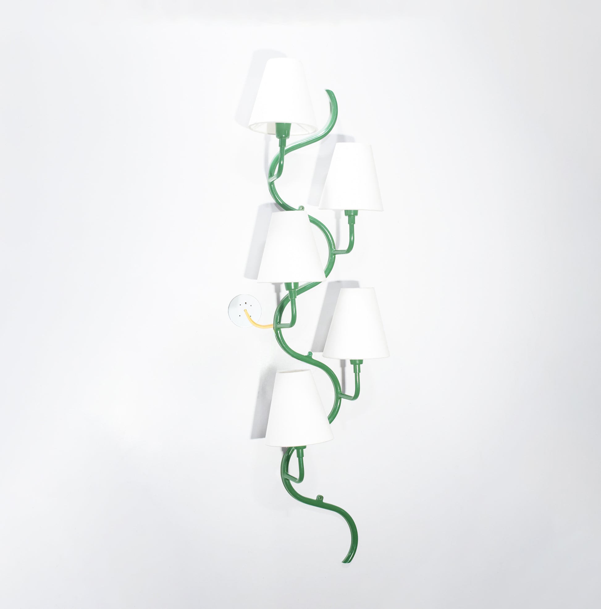 The Allure of Green Five Lamp Vertical Lighting Solutions