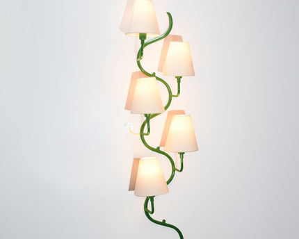 The Allure of Green Five Lamp Vertical Lighting Solutions