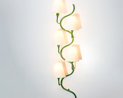 The Allure of Green Five Lamp Vertical Lighting Solutions