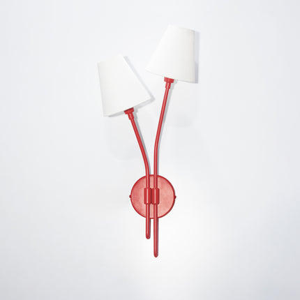 The Allure of Vertical Red Lamps in Home Design