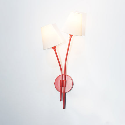 The Allure of Vertical Red Lamps in Home Design