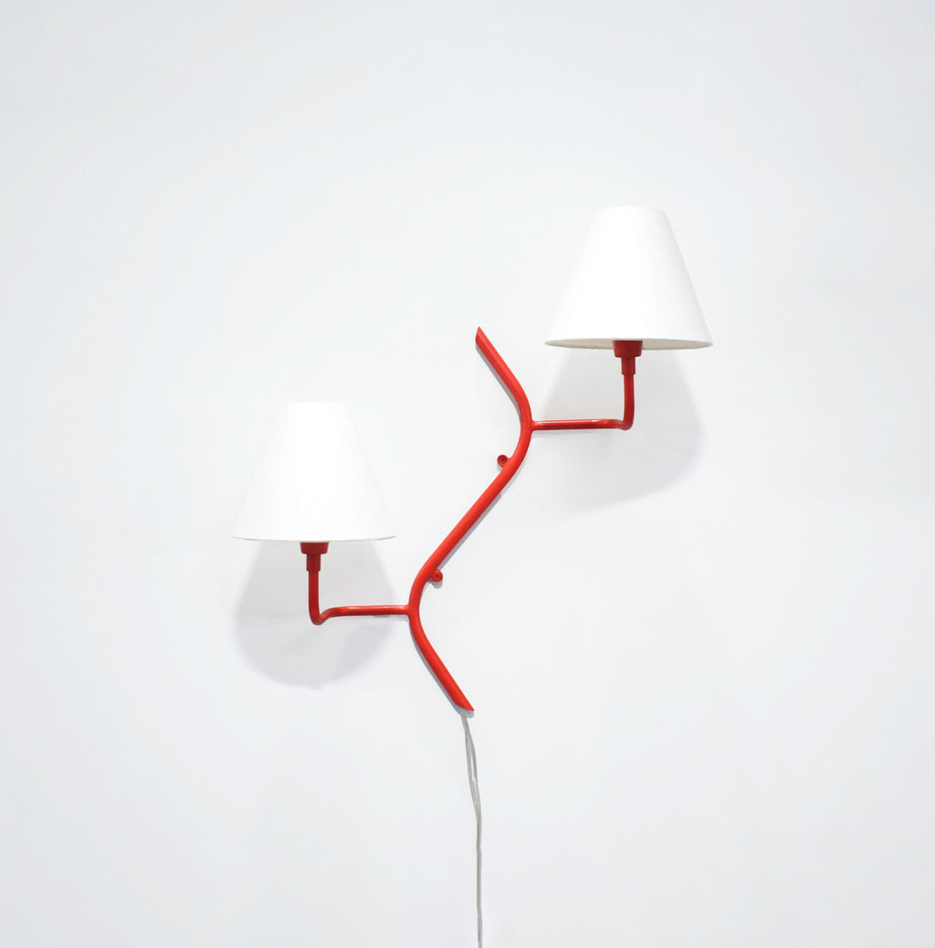 Discover the Charm of Two-Shade Red Wall Lamps