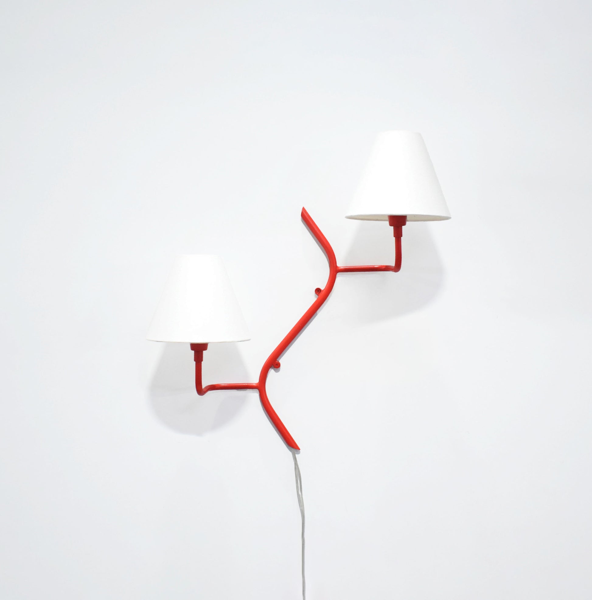 Discover the Charm of Two-Shade Red Wall Lamps