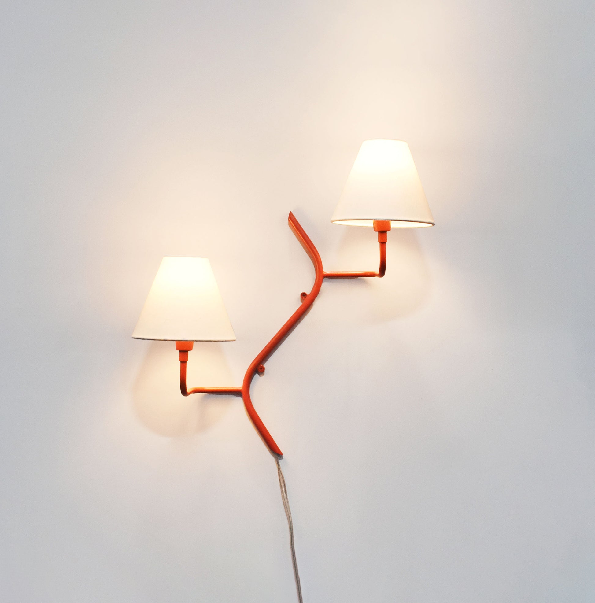 Discover the Charm of Two-Shade Red Wall Lamps