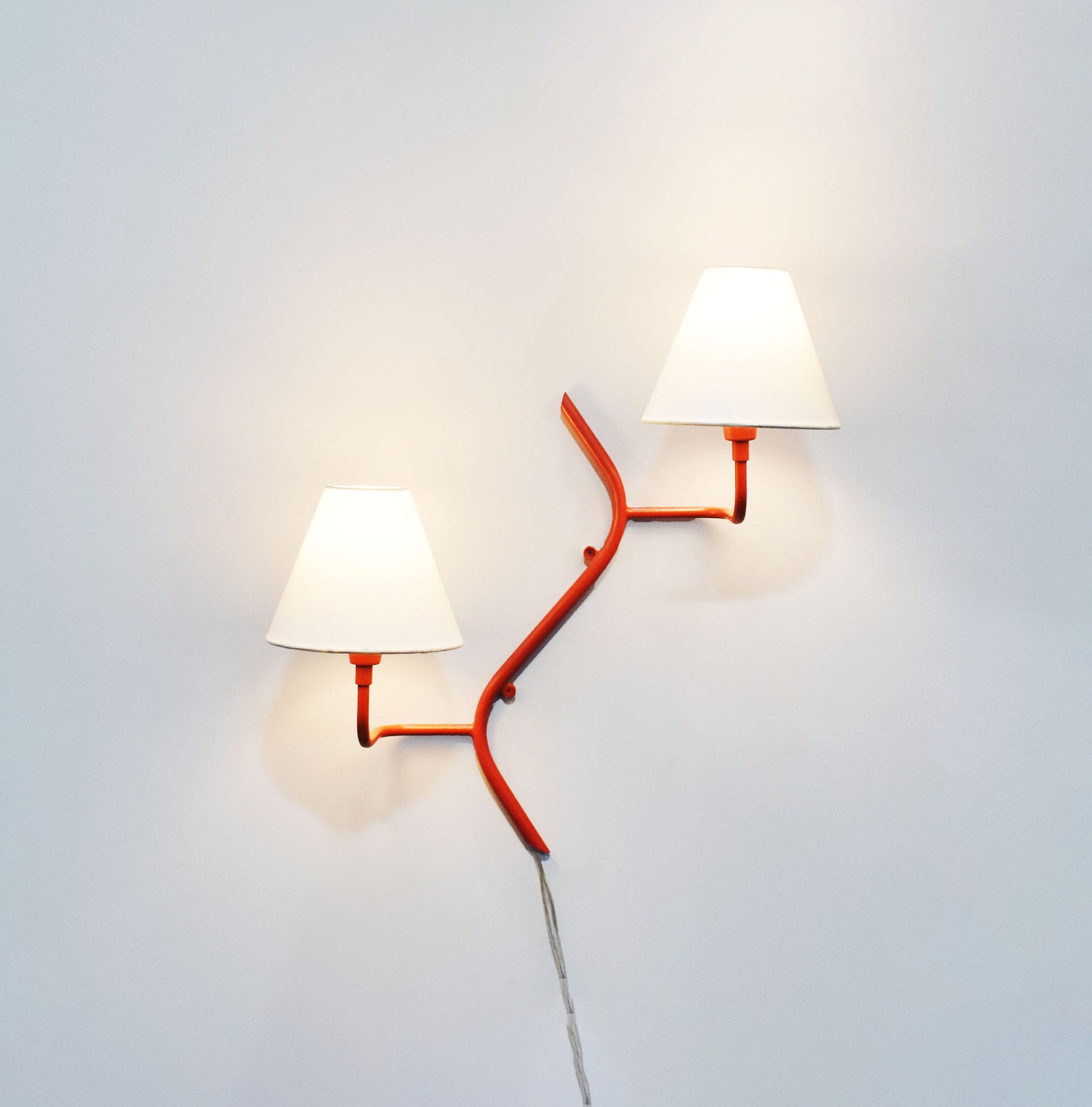 Discover the Charm of Two-Shade Red Wall Lamps