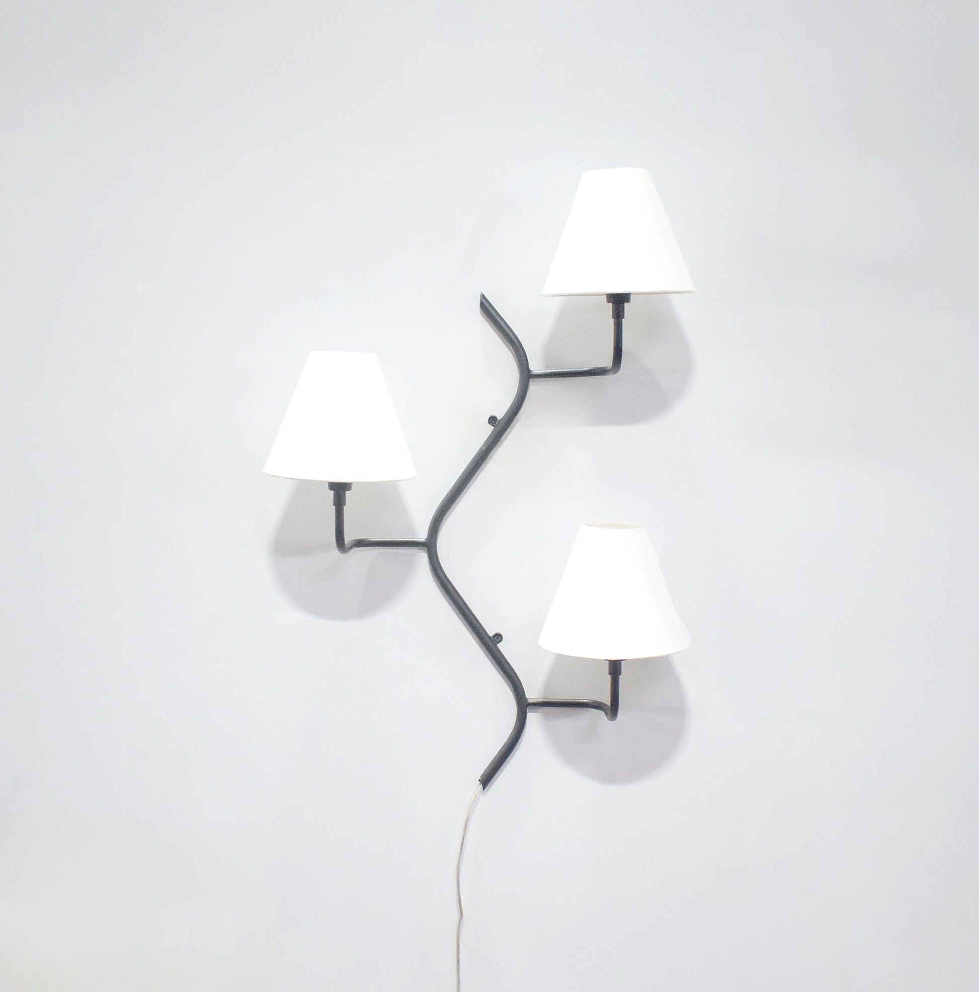 Elevate Your Decor with Three-Shade Black Wall Lamps