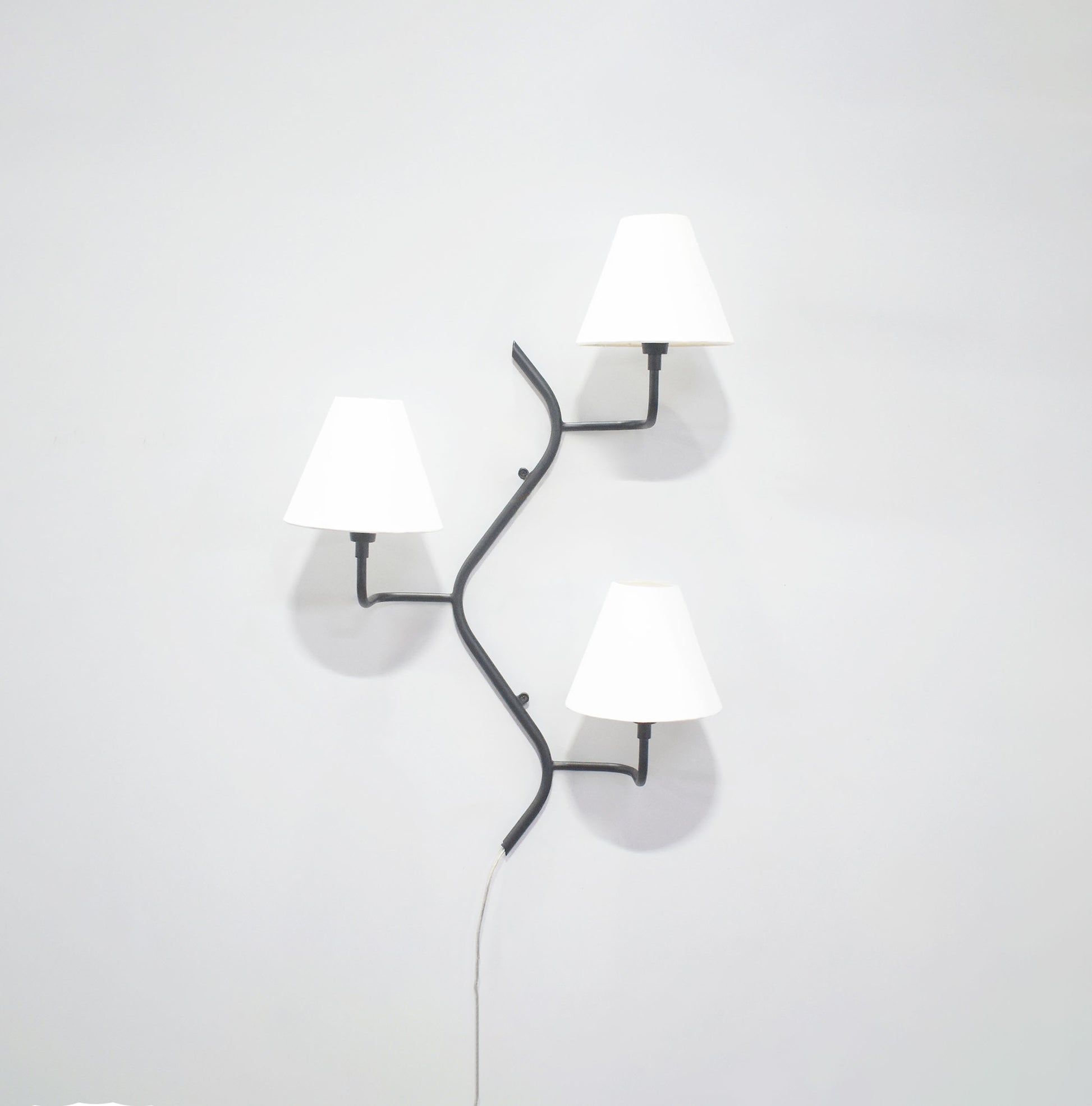 Elevate Your Decor with Three-Shade Black Wall Lamps