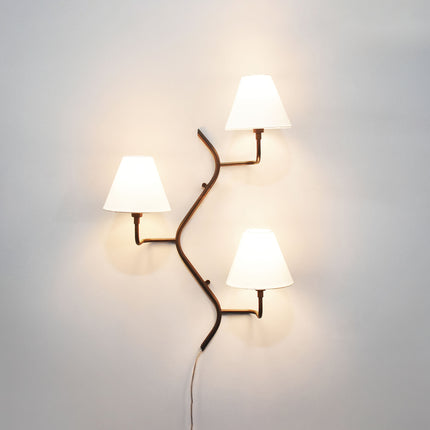 Elevate Your Decor with Three-Shade Black Wall Lamps
