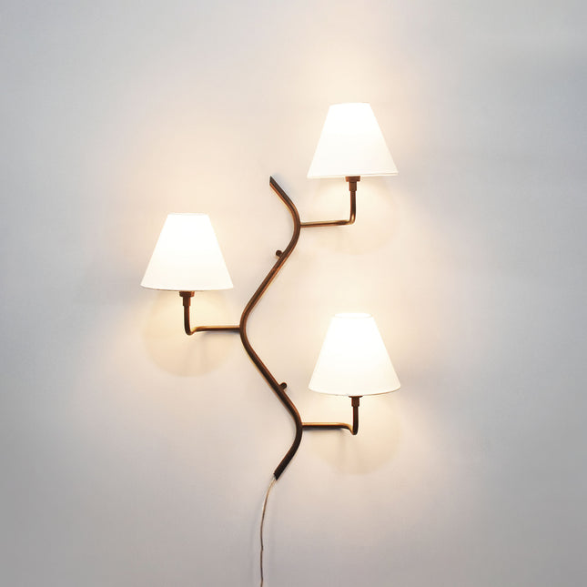 Elevate Your Decor with Three-Shade Black Wall Lamps