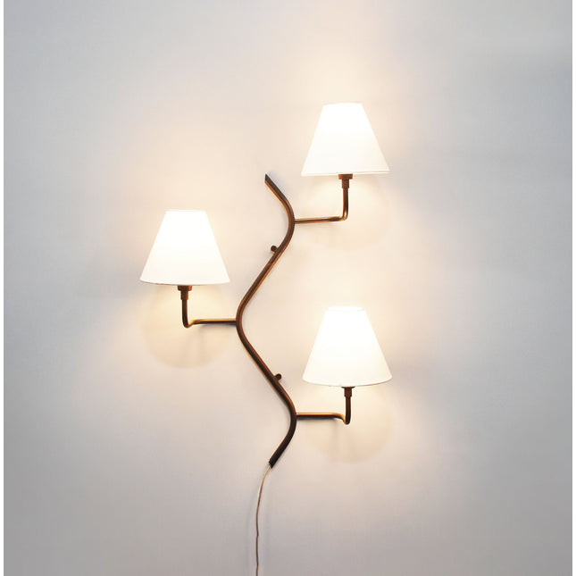 Elevate Your Decor with Three-Shade Black Wall Lamps