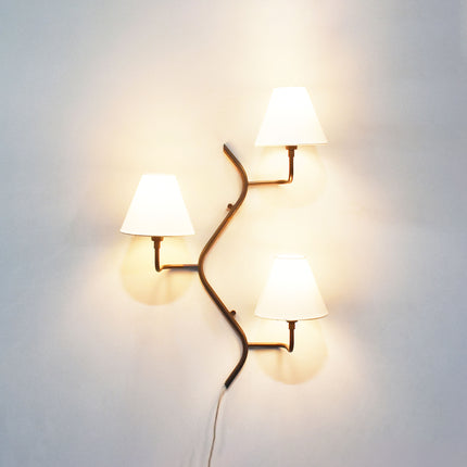 Elevate Your Decor with Three-Shade Black Wall Lamps