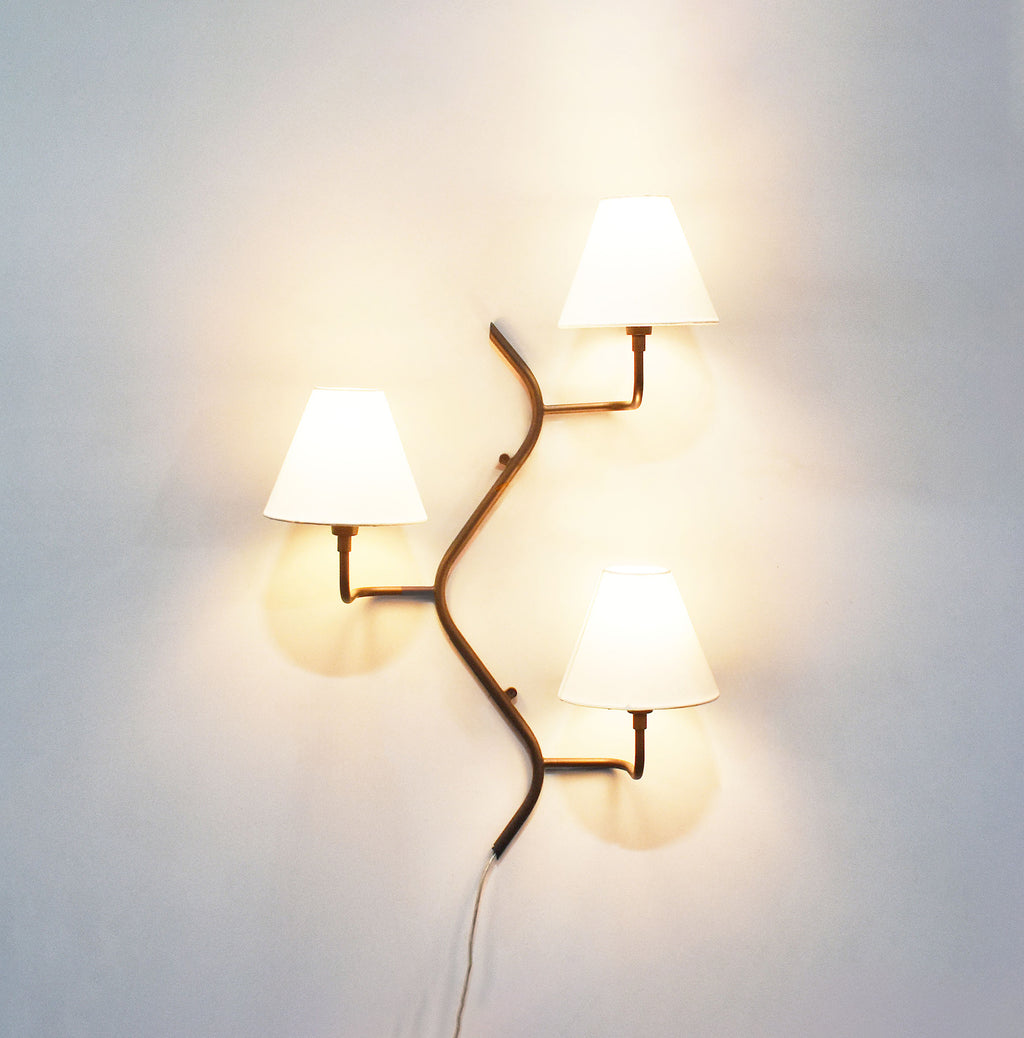 Elevate Your Decor with Three-Shade Black Wall Lamps