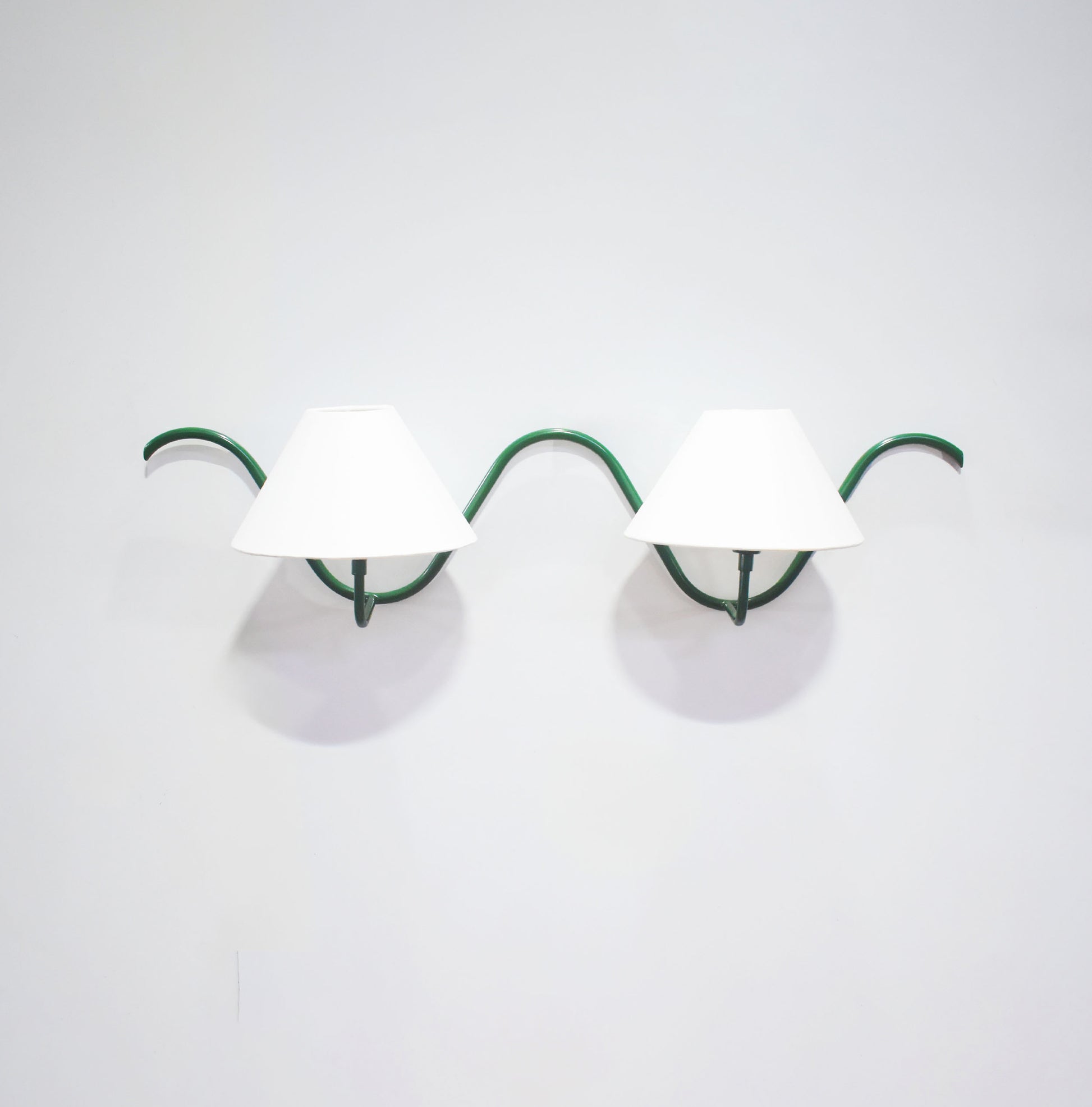 Illuminate Your Space with a Green Wall Lamp Duo