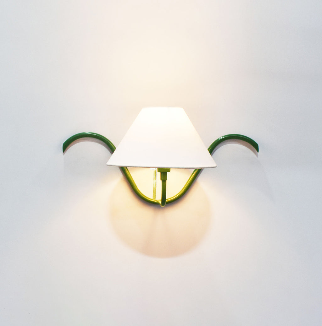 Trendy Green Wall Lamps Without Canopy Designs
