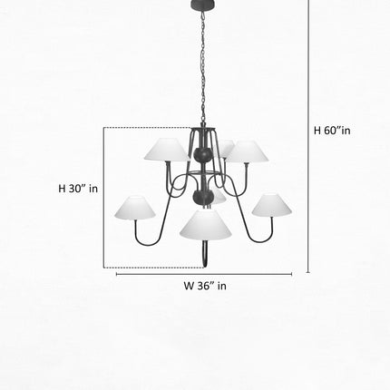 Chandilier Light: The Perfect Touch for Any Room matte black