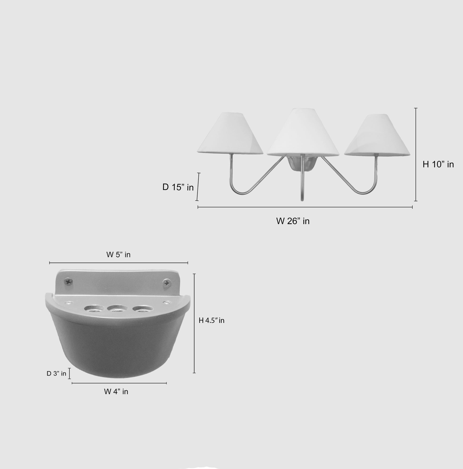 Introducing our modern gold 3 Lights Wall Lamp, a stunning addition to any space.
