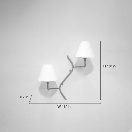 Discover the Charm of Two-Shade Red Wall Lamps