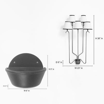 Transform Your Room with Elegant Wall Lamps dark brownge Wood