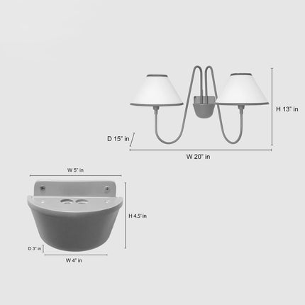 Elegant Red Wall Sconces: Unique Lined Shade Options Red