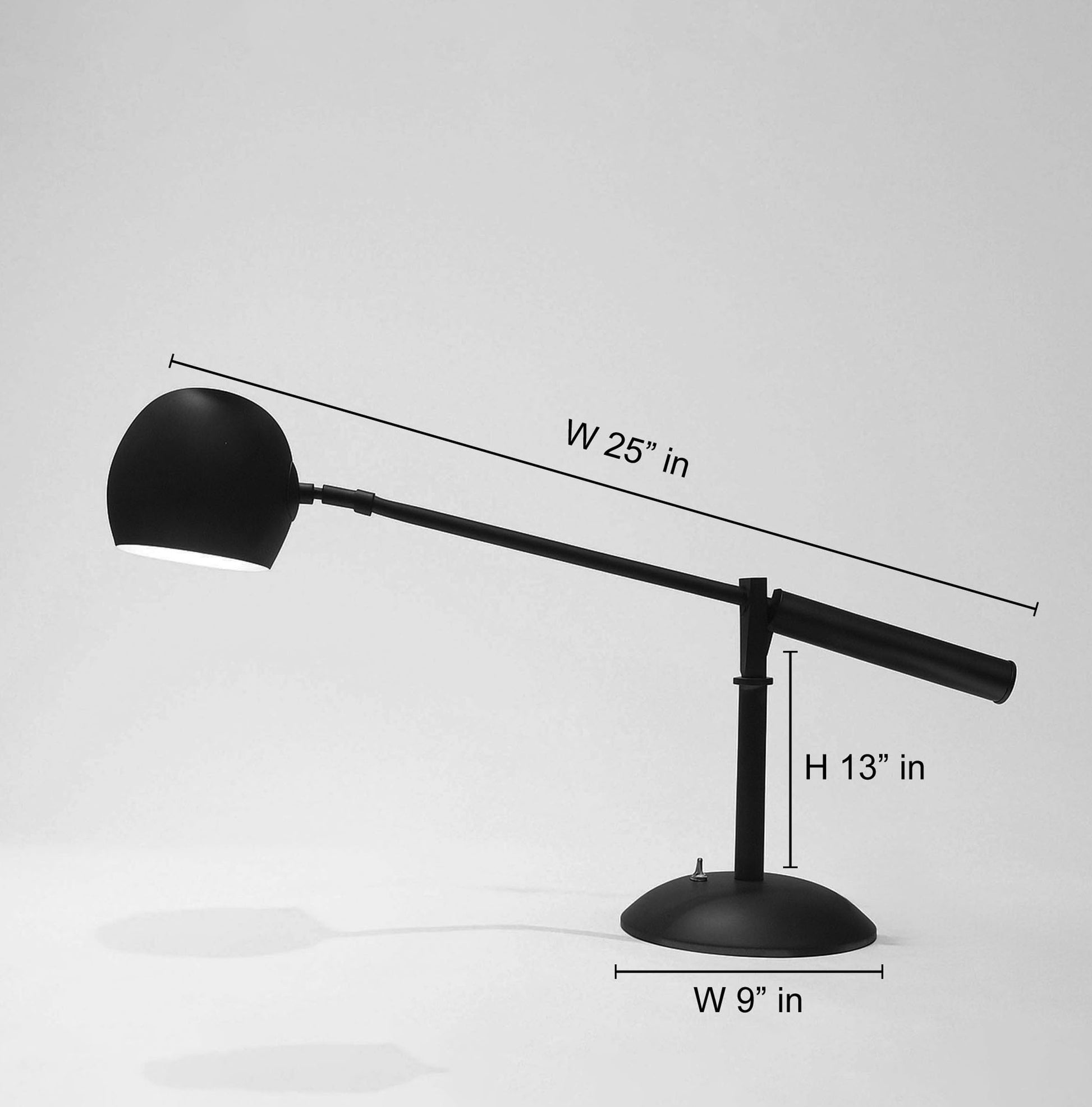 The Art of Lighting: Discover the See-Saw Table Lamp matte black