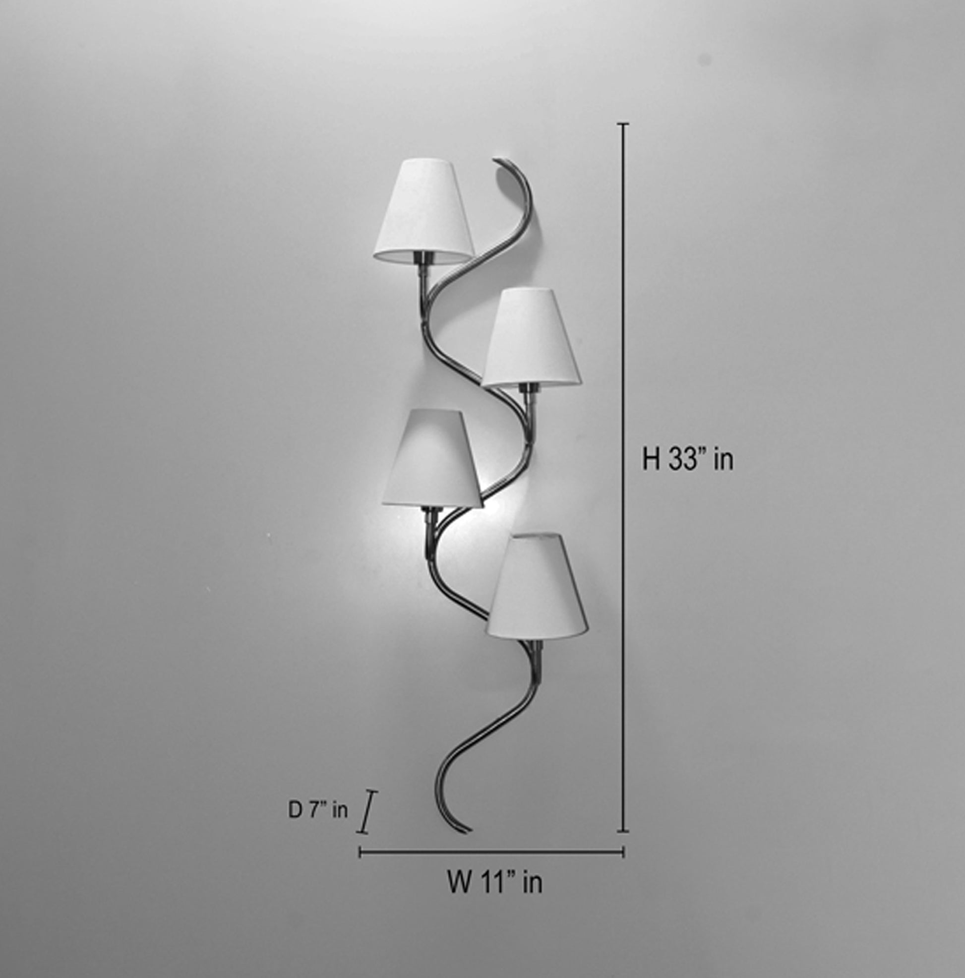 Elevate Your Decor with Golden Four Lamp Vertical Styles