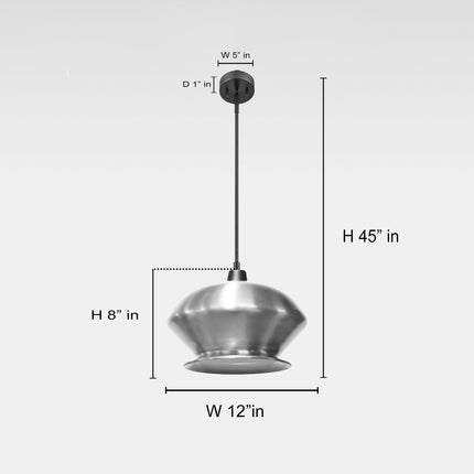 Matte Black Hanging Pendant Light: Bohemian Minimalist Decor matte black