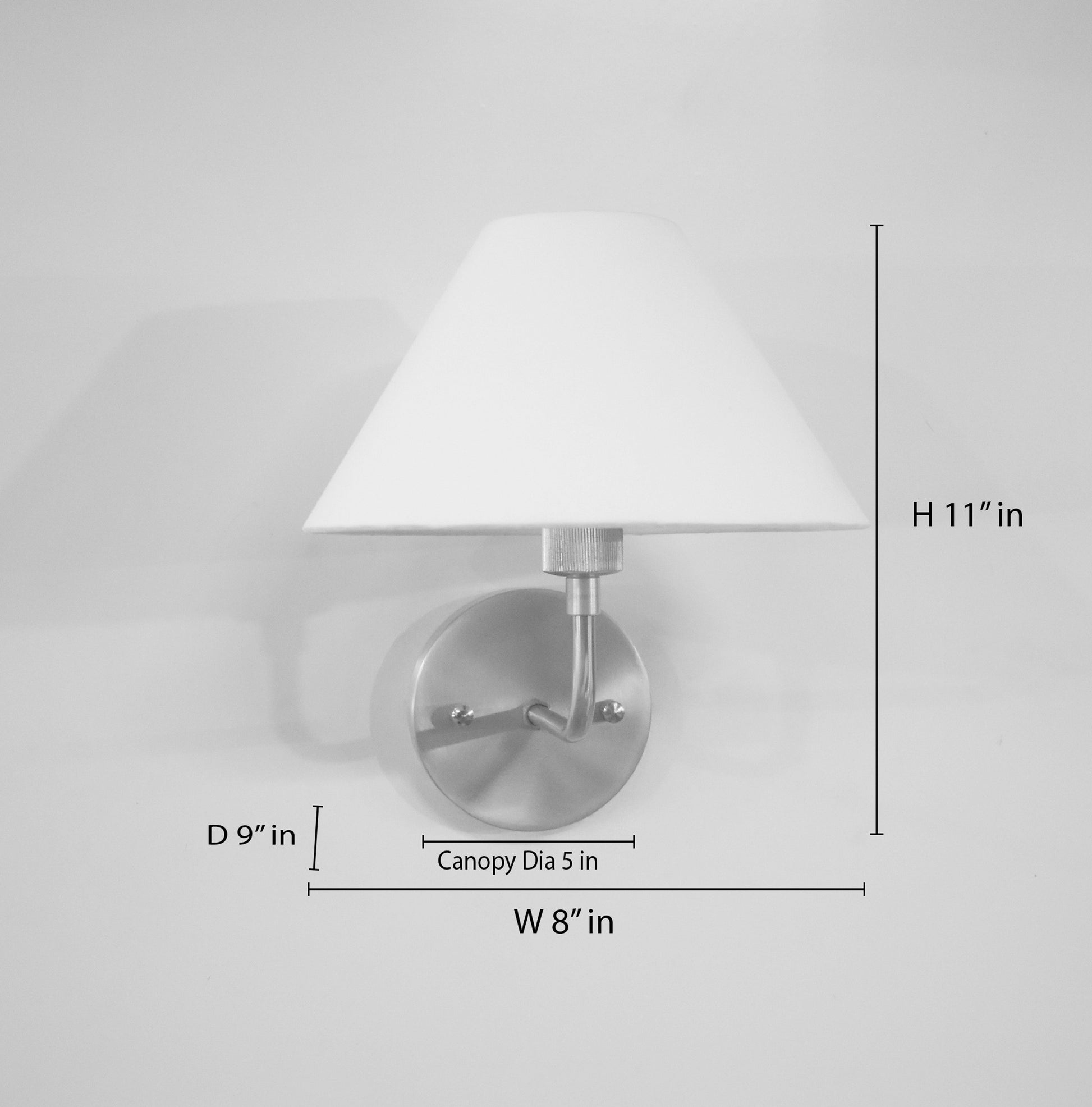 Stylish Canopy Wall Lamp: A Touch of Gold Elegance