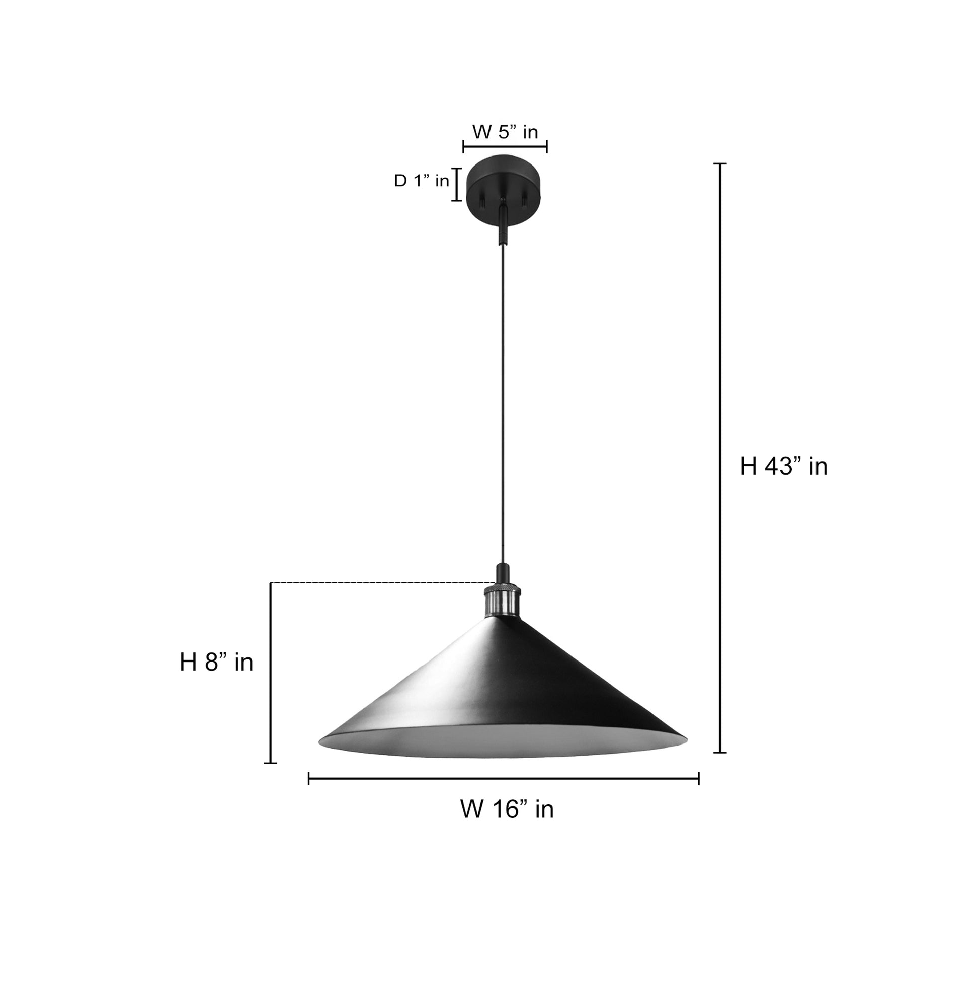 Discover the Beauty of Black Hanging Lamps matte black