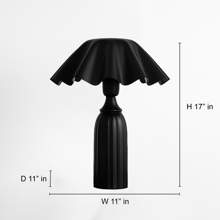 Midnight Elegance Table Lamp matte black