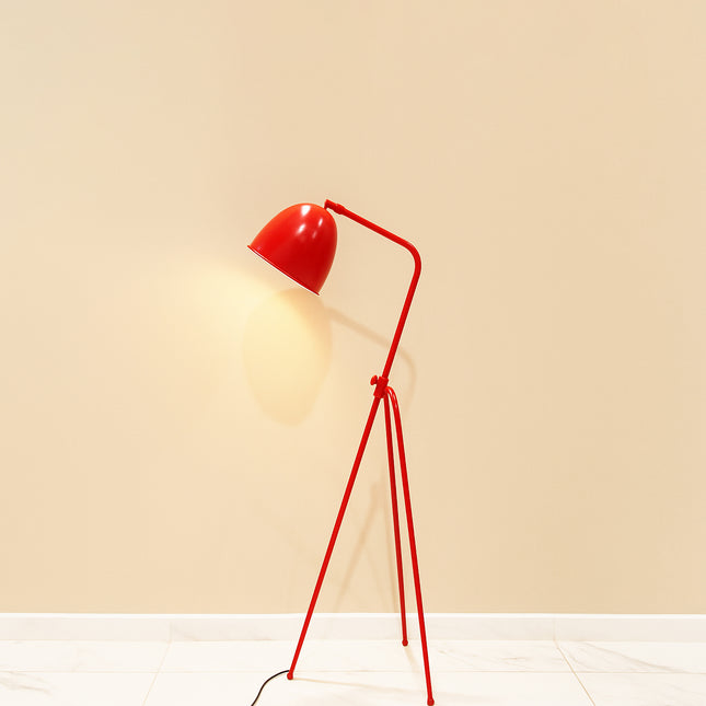 The Allure of Red: Modern Floor Lamps for Chic Homes Matte Black