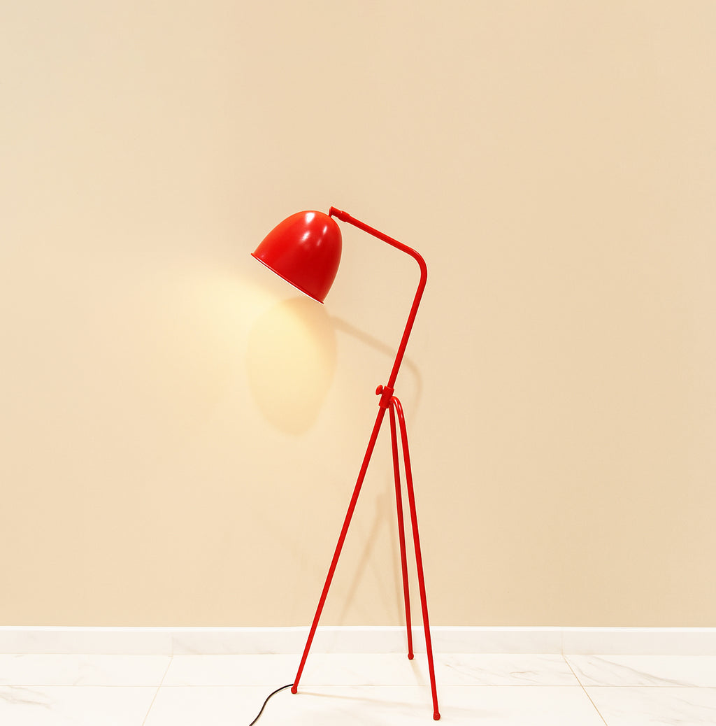 Maintain Your home decor with Floor lamp Red